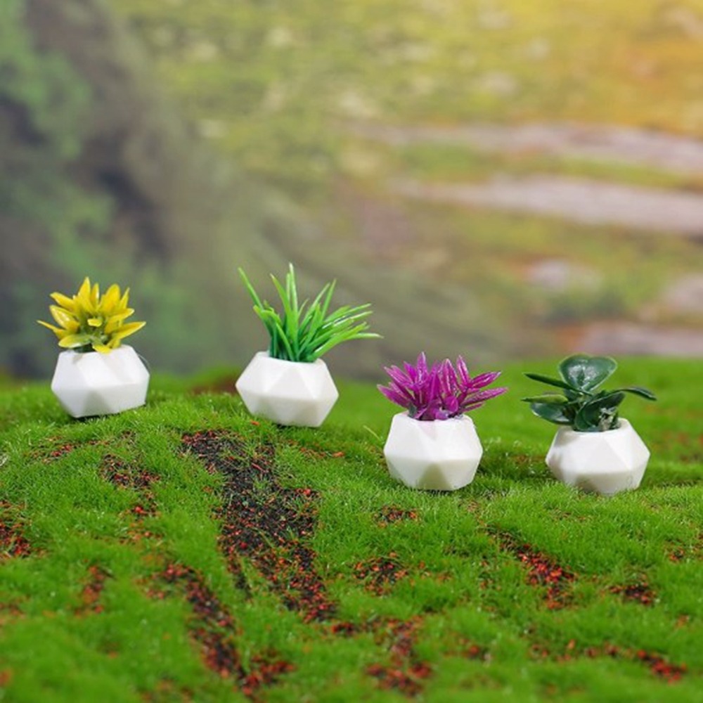 Bonsai Garden Pot - 1:12 Dollhouse Miniature Potted Plant Multistyles