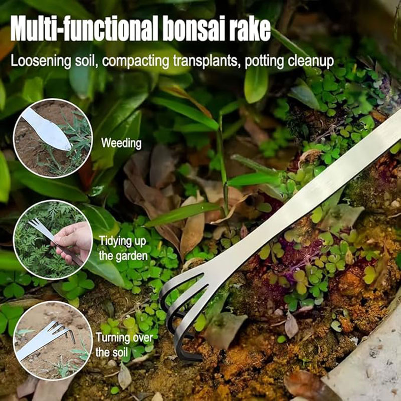Stainless Steel Root Rake Hand - огляд і ціна Bonsai Garden Pot