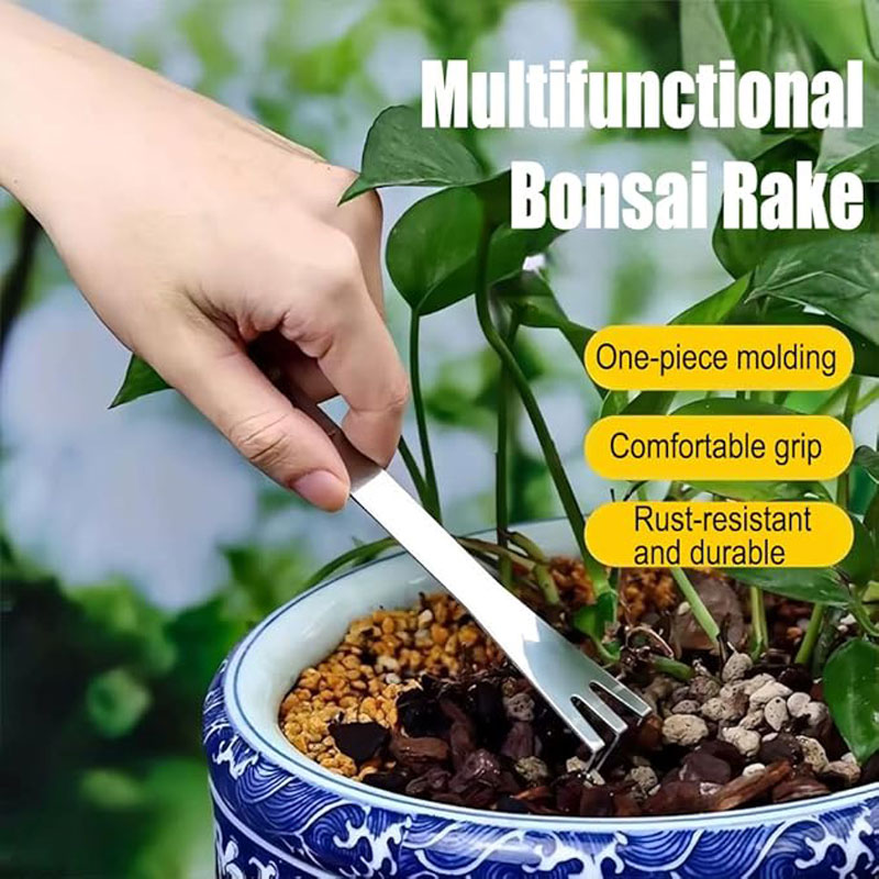 Stainless Steel Root Rake Hand - огляд і ціна Bonsai Garden Pot