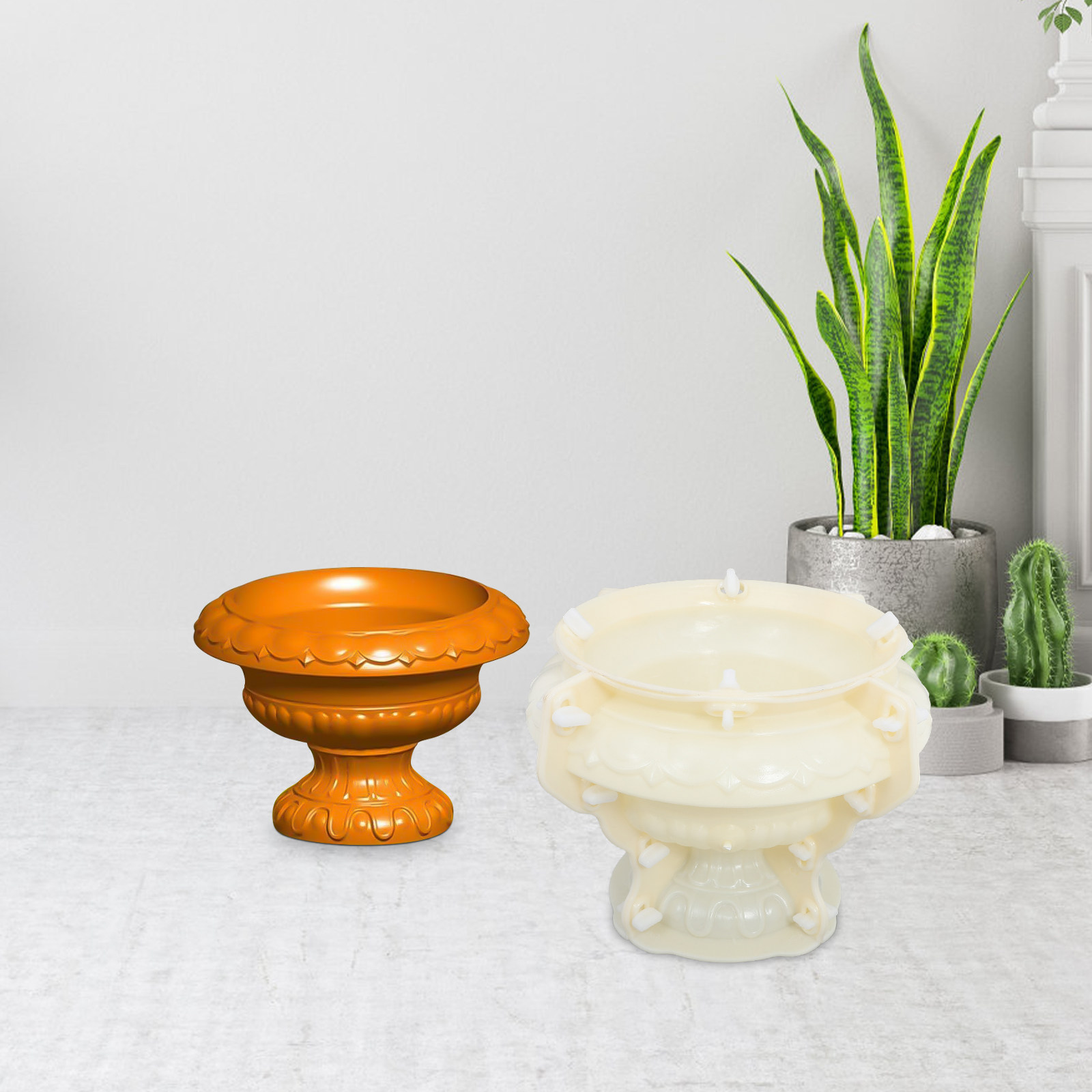 Cactus Concrete Mold Vase Ceme - огляд і ціна Bonsai Garden Pot