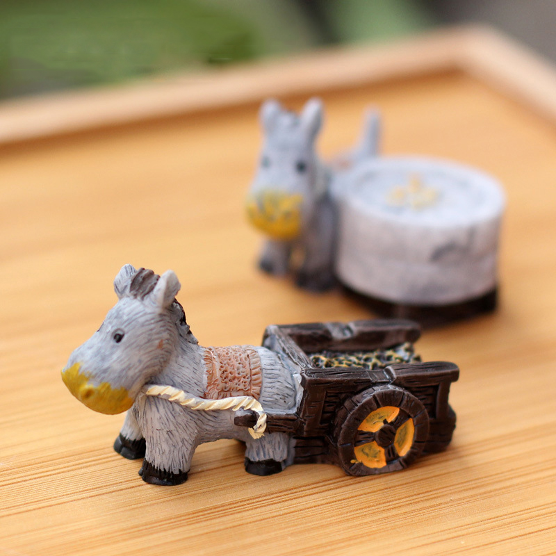 Animal Figurines Mini Donkey P - огляд і ціна Japan Bonsai Garden