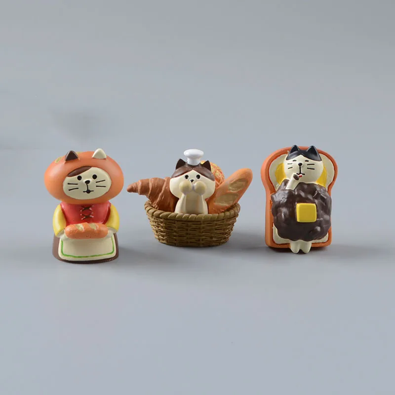 Zakka Style Cartoon Cat Bread  - огляд і ціна Japan Bonsai Garden