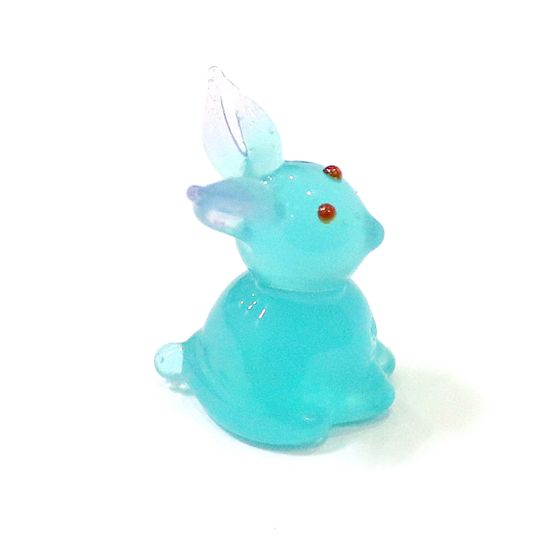 2pcs Mini Glass Bunny Figurine - огляд і ціна Japan Bonsai Garden