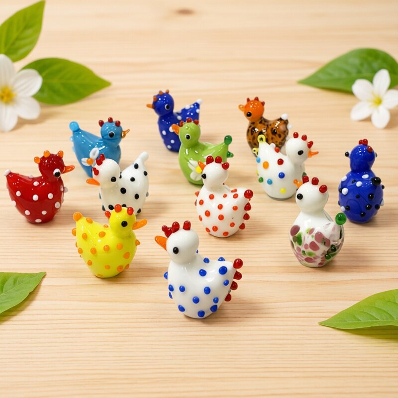 2PCS Handmade Cute Glass Chick - огляд і ціна Japan Bonsai Garden
