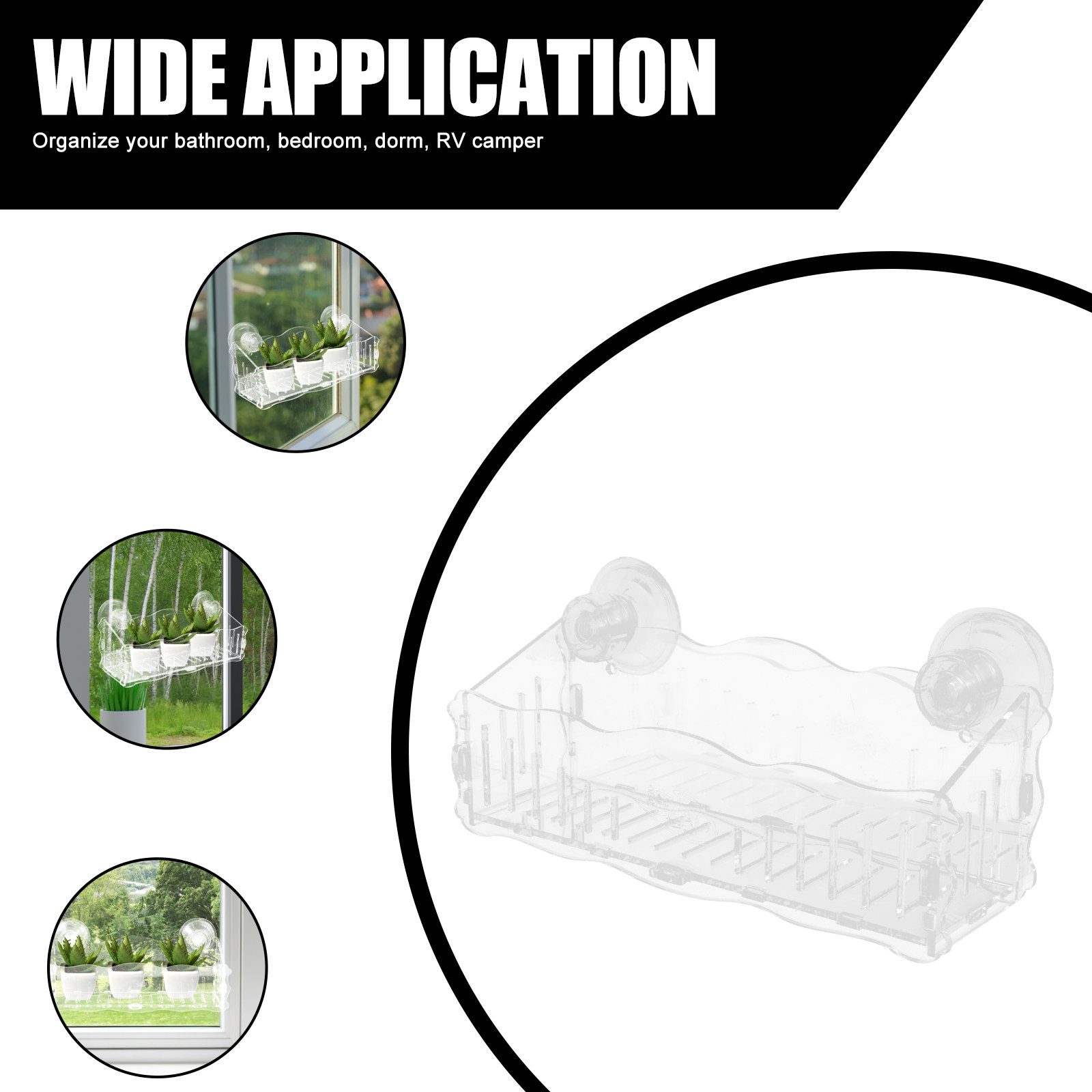 Suction Cup Planter Acrylic Tr - огляд і ціна Bonsai Garden Pot