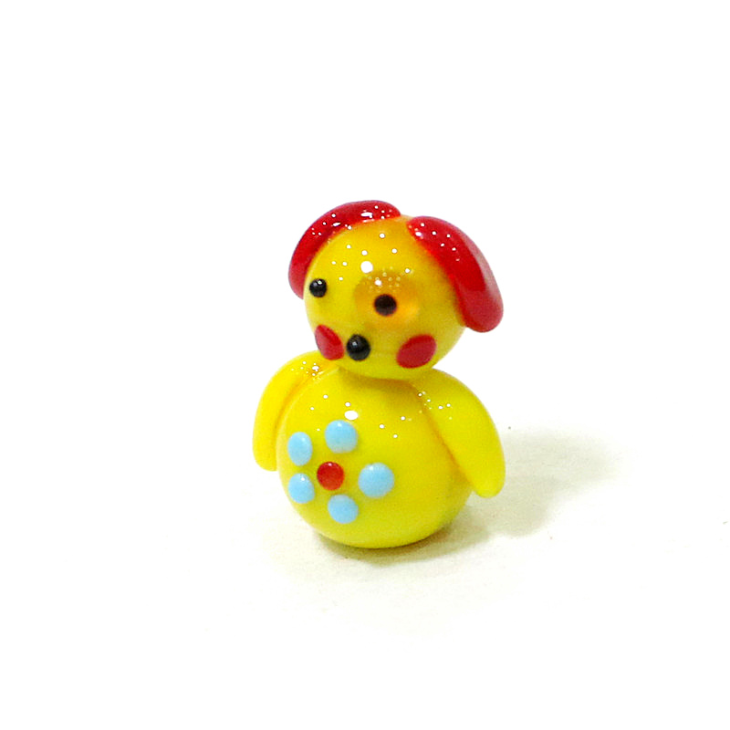 Cute Handmade Mini Glass Dog F - огляд і ціна Japan Bonsai Garden