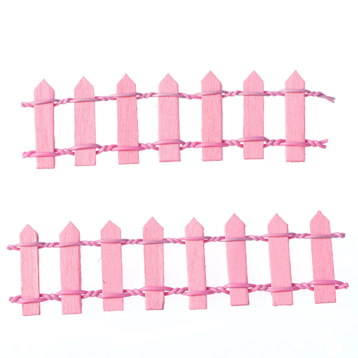 10Pcs Mini Wooden Fence Micro  - огляд і ціна Bonsai Garden Design