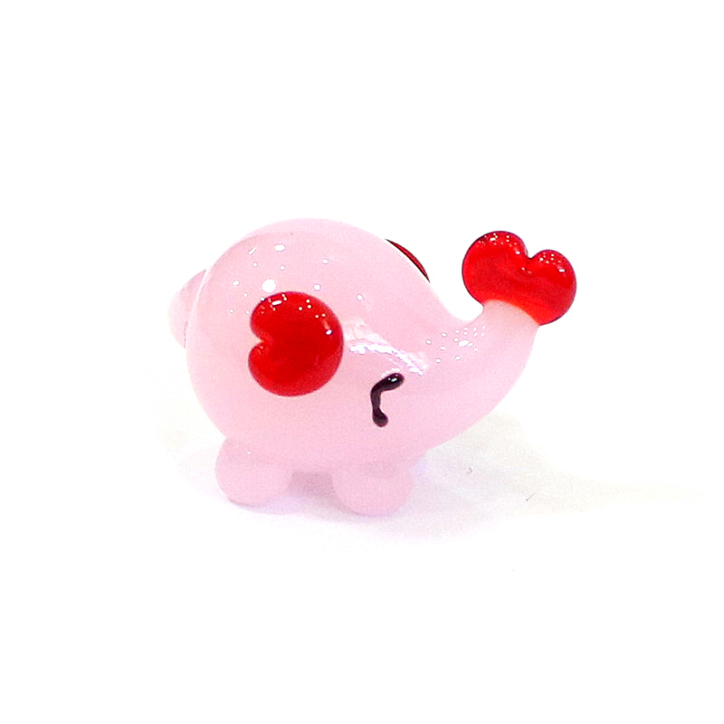 Cute Mini Glass Elephant Figur - огляд і ціна Japan Bonsai Garden